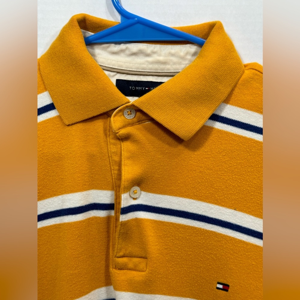 Tommy Hilfiger Polo Shirt Small Yellow